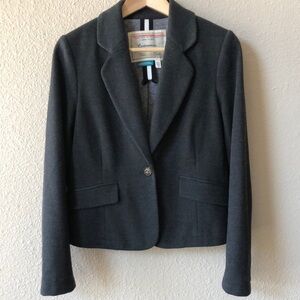 Cartonnier Dark Charcoal Gray Blazer Size 4